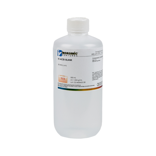 5% v/v NITRIC ACID BLANK 500mL
