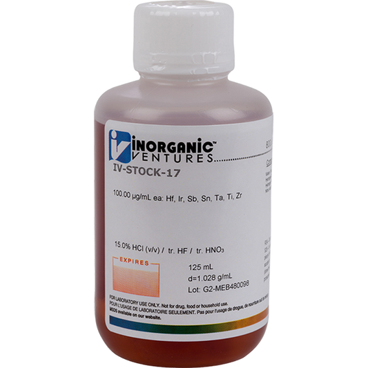 ICP CAL STD-HCl SOLUBLE ELEMENTS 125mL