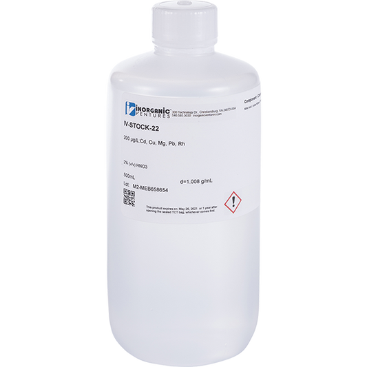 ICP-MS CALIBRATION STD 22, 500mL