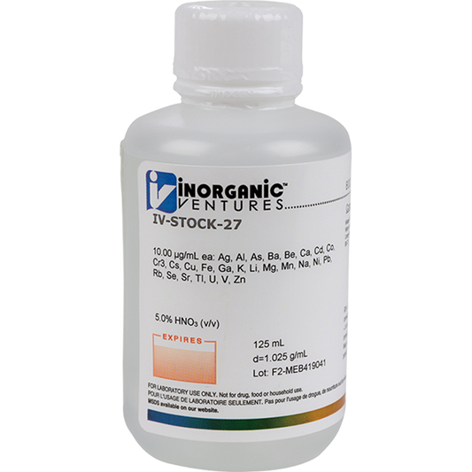 ICP CALIBRATION STD 27, 125mL