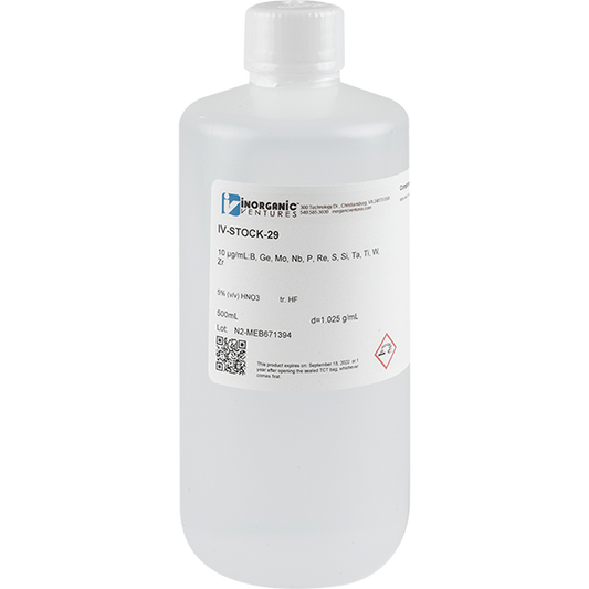 ICP-MS CALIBRATION STD 29, 500mL
