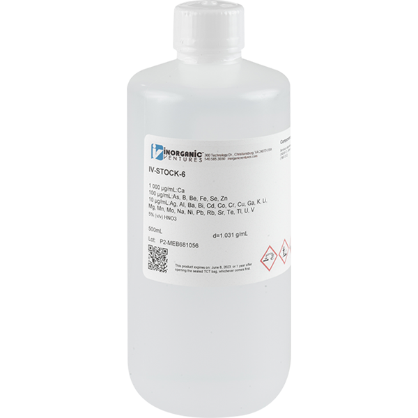 ICP-MS CALIBRATION STD 6, 500mL