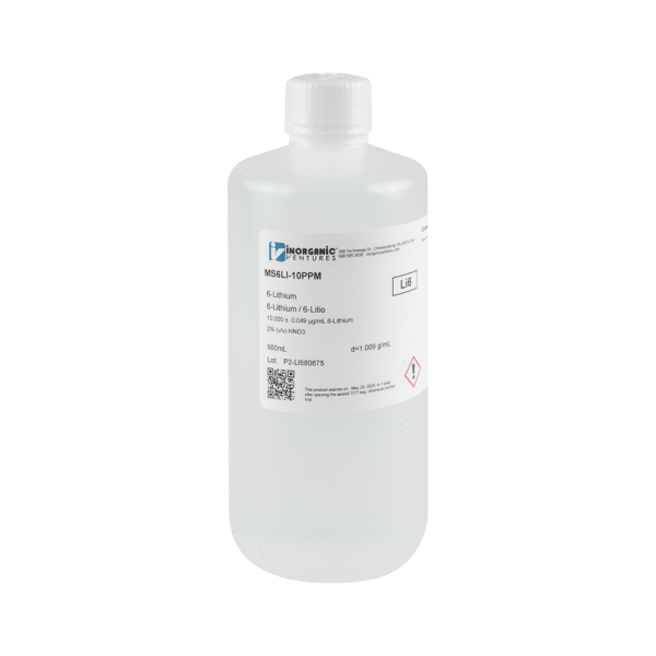 10ug/mL 6LITHIUM 500mL
