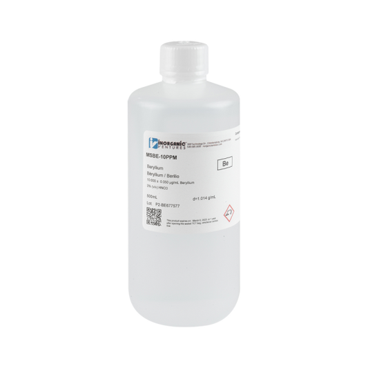 10ug/mL BERYLLIUM 500mL