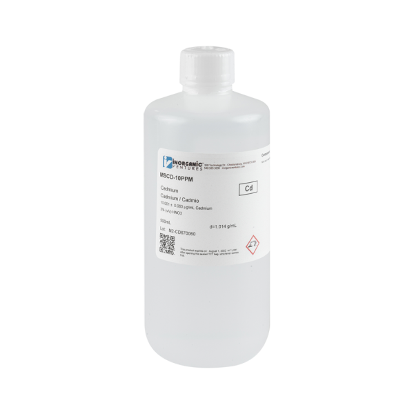 10ug/mL CADMIUM 500mL