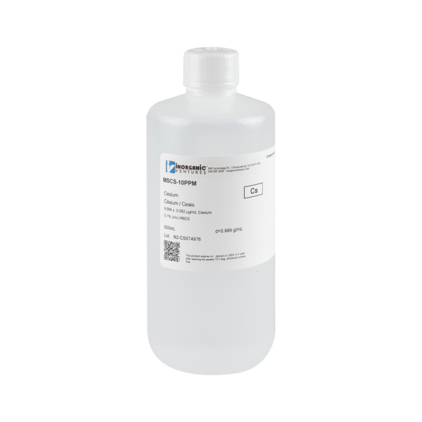 10ug/mL CESIUM 500mL