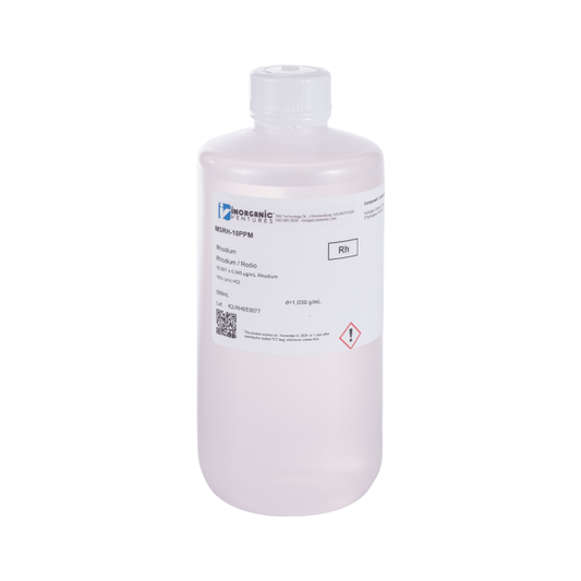 10ug/mL RHODIUM HCl 500mL