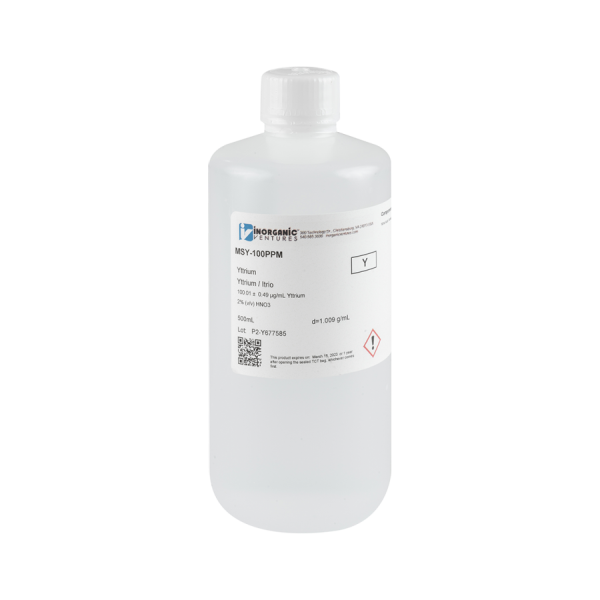 100ug/mL YTTRIUM 500mL