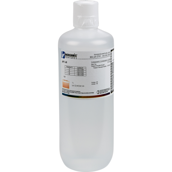 pH 1.68 Calibration Standard, 1L