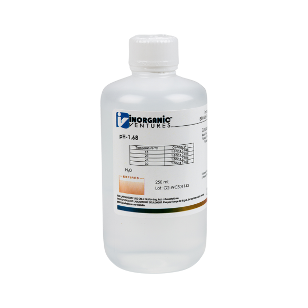 pH 1.68 CALIBRATION STD, 250mL