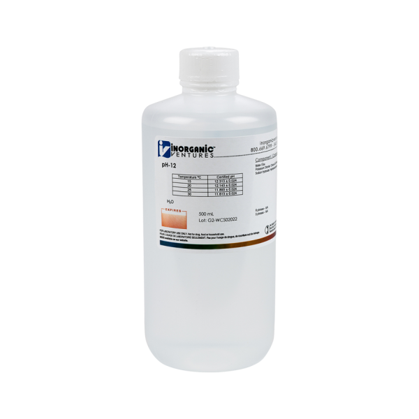 pH 12 CALIBRATION STD, 500mL