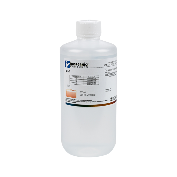 pH 3 CALIBRATION STD, 500mL