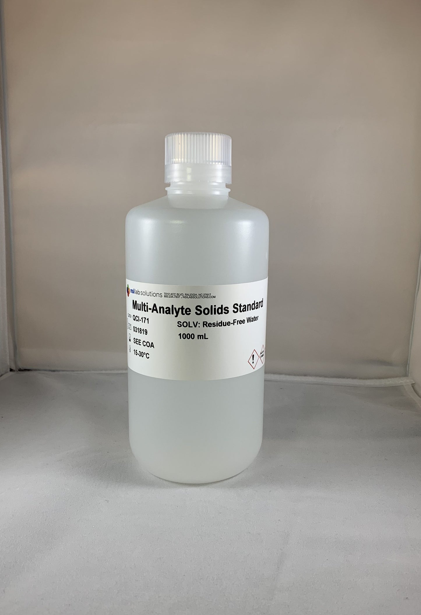 Multi-Analyte Solids Standard, #QCI-171