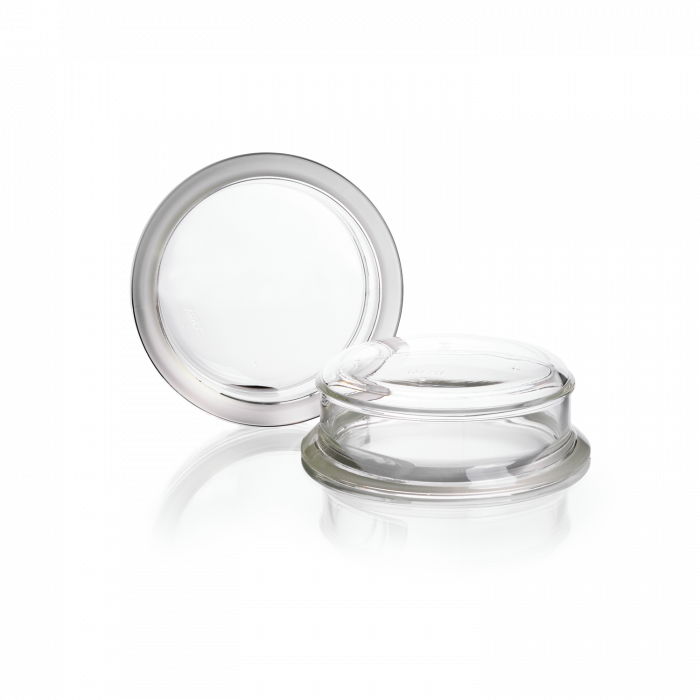 DURAN® Blank for lid, flat flange, tall form, ground, DN 150