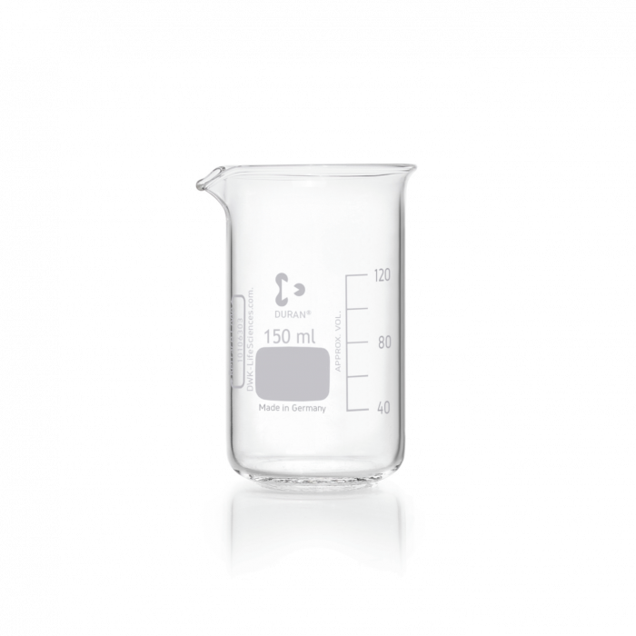 DURAN® Beaker, high form, with spout, 600 mL