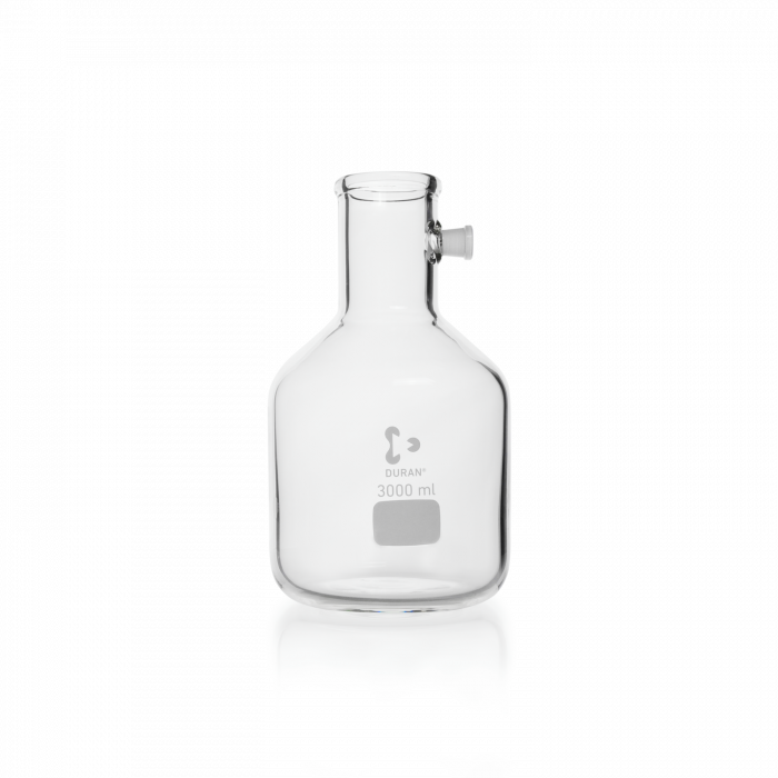 DURAN® Filtering Flask, with side-arm socket, bottle shape, 10000 mL