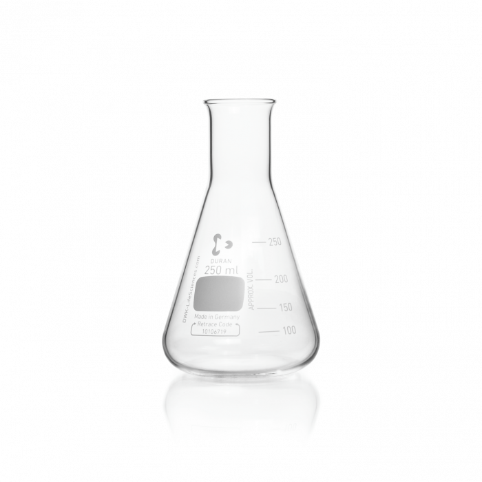 DURAN® Erlenmeyer Flask, narrow neck, 250 mL