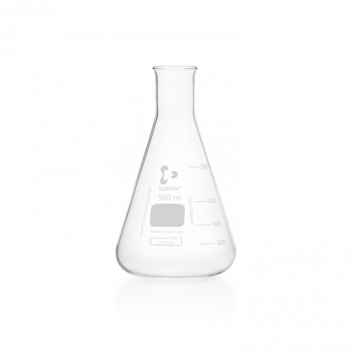 DURAN® Erlenmeyer Flask, narrow neck, 500 mL