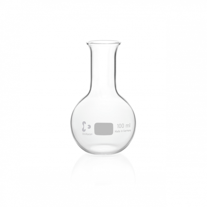 DURAN® Flat Bottom Flask, narrow neck, 1000 mL