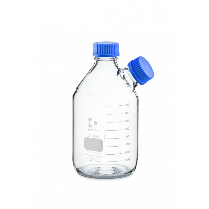 DURAN® GL 45 HPLC Storage Bottle, with GL 45 side neck, 2000 mL