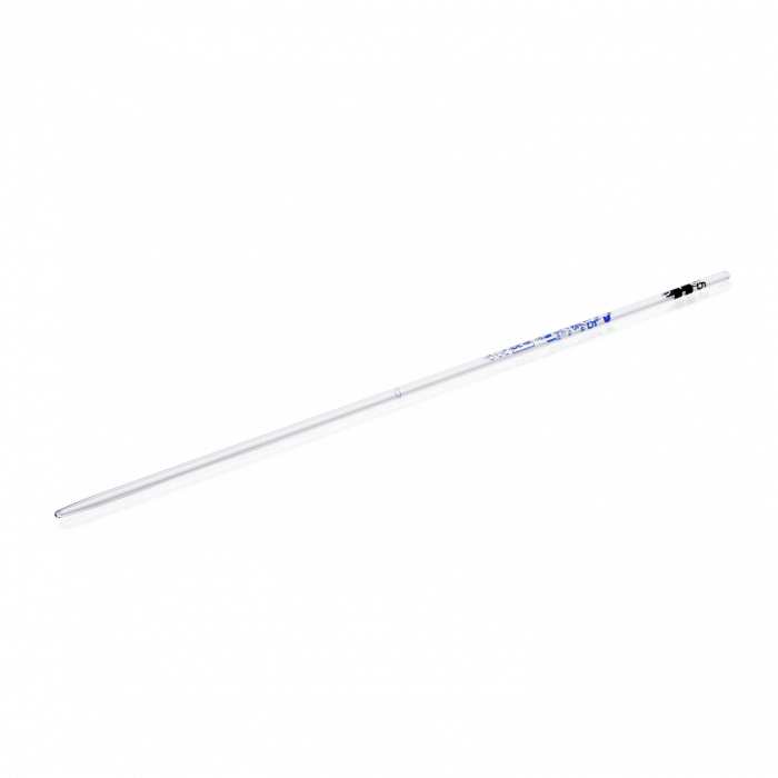 Volumetric Pipette, from soda-lime glass, Class AS, print blue, 100 mL