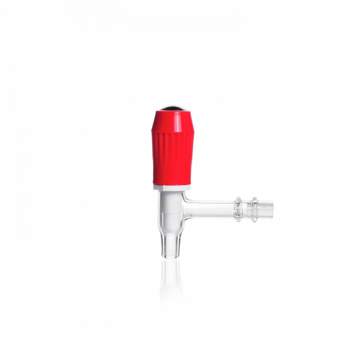 DURAN® Aspirator Stopcock, with PTFE key, for 1L and 2L bottles