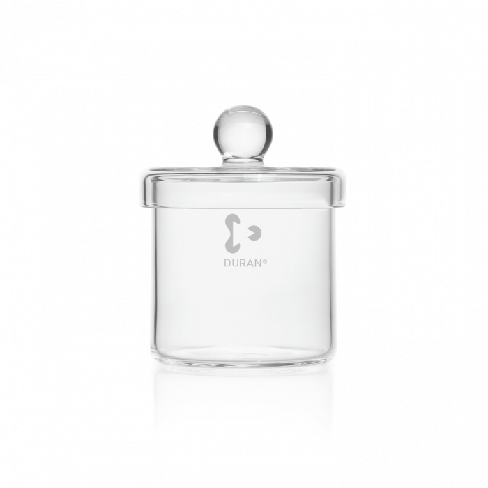 DURAN® Cylinder, with knobbed lid, Ø 150 x 150 mm