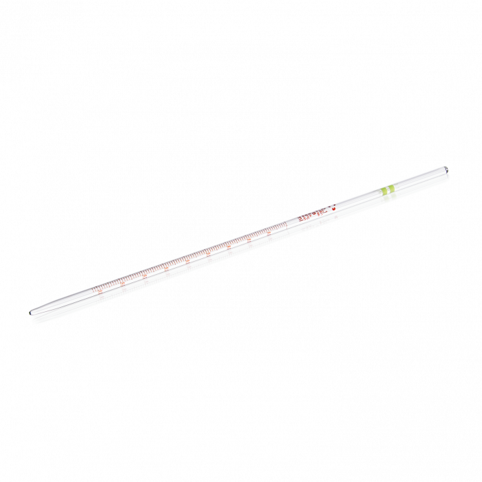 Measuring Pipette, from soda-lime glass, Class B, Type 3, 0.1 mL