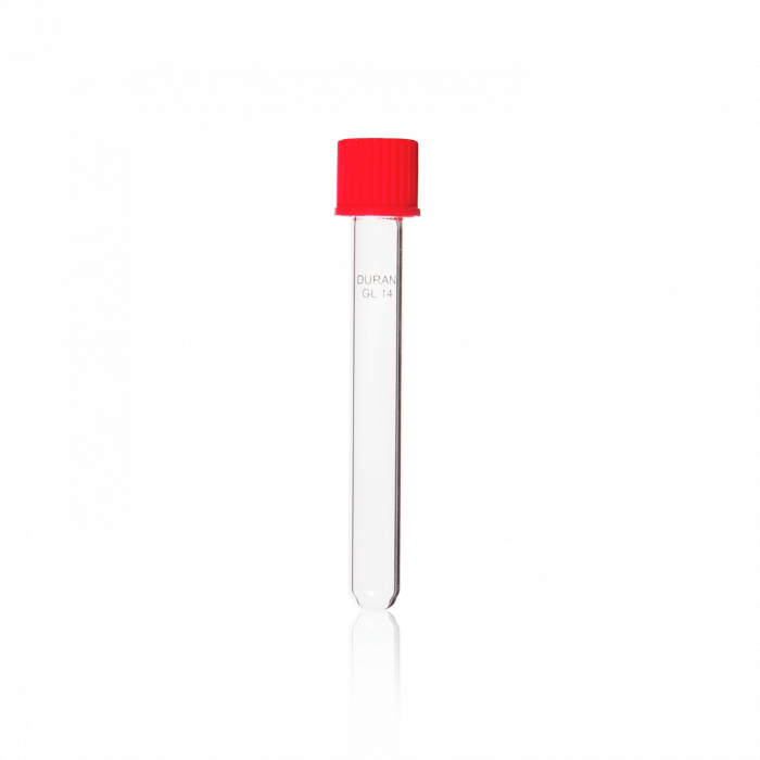 DURAN® Culture Tube, with screw cap, GL 14, Ø 13 x 100 mm