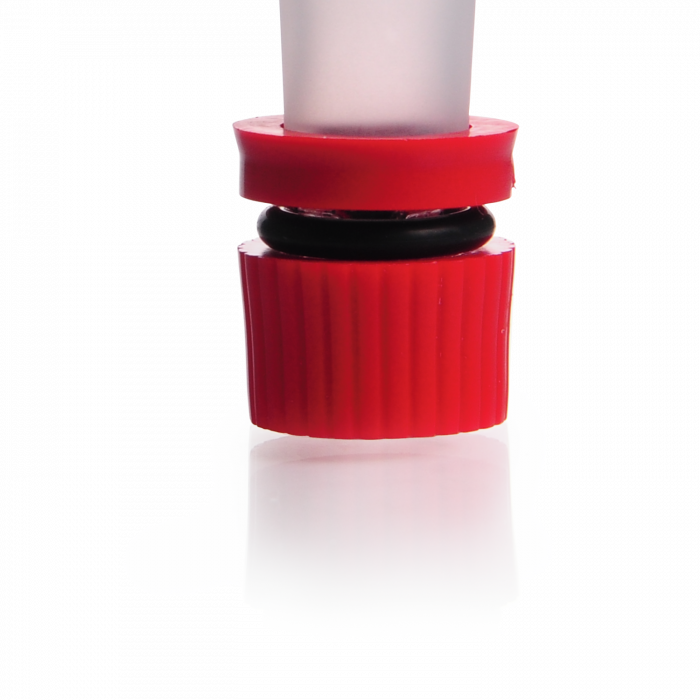 Three Part Retaining Device, for hollow stopcock keys threaded, for NS 24 + 29.2,  GL 15