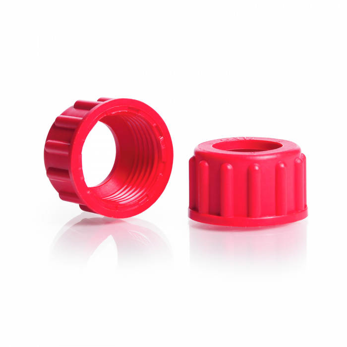 Screw Cap with Aperture, for safety standard ground sockets, NS 19/26