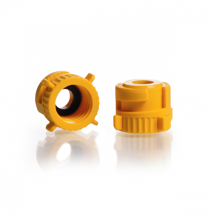 KECK™ Screw Cap for Adapter KA, with flat EPDM sealing 12 mm, RD 14