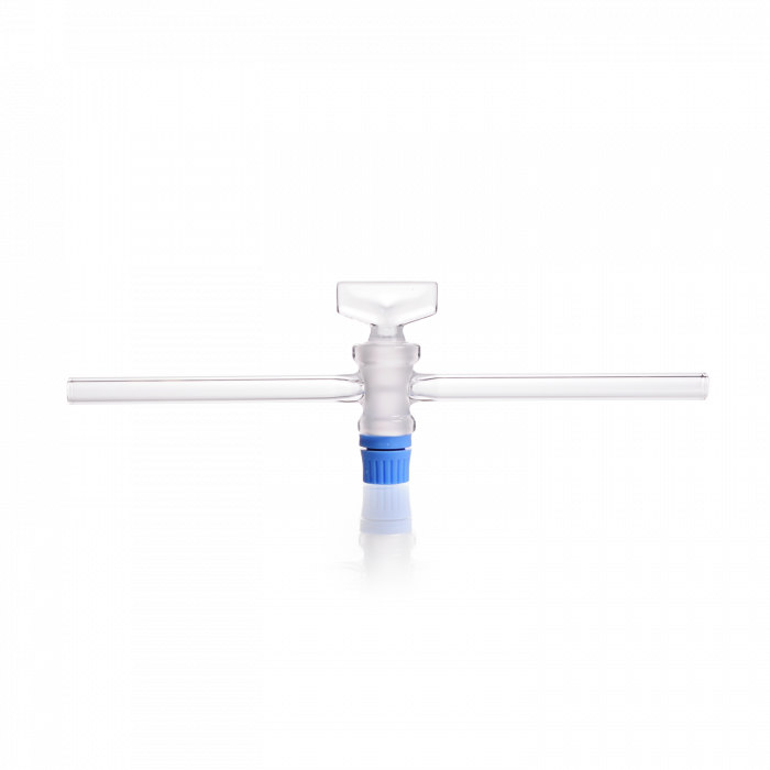 DURAN® Single Way Stopcock, with SBW key, bore 2 mm, NS 12.5
