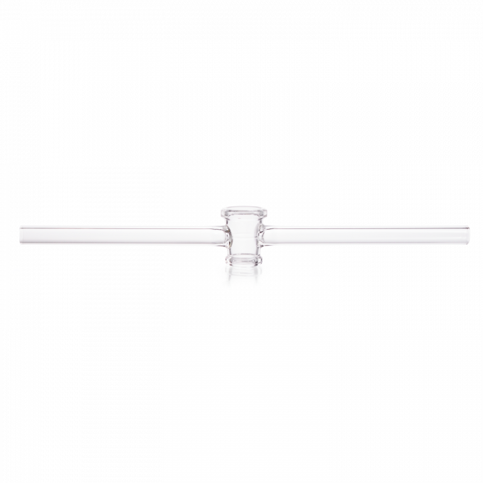 DURAN® Single Way Stopcock, ground and polished,, without key, taper 1:5, bore 2 mm, NS 13.5