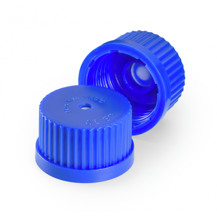 DURAN® Premium Bottle GL 45 clear, with premium screw cap and pouring ring (PFA), 1000 mL
