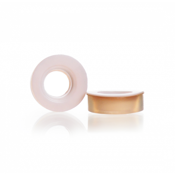 DURAN® Silicone Sealing Ring, VMQ, GL 32, with bonded PTFE face, fits tube ID 17.0 - 19.0 mm