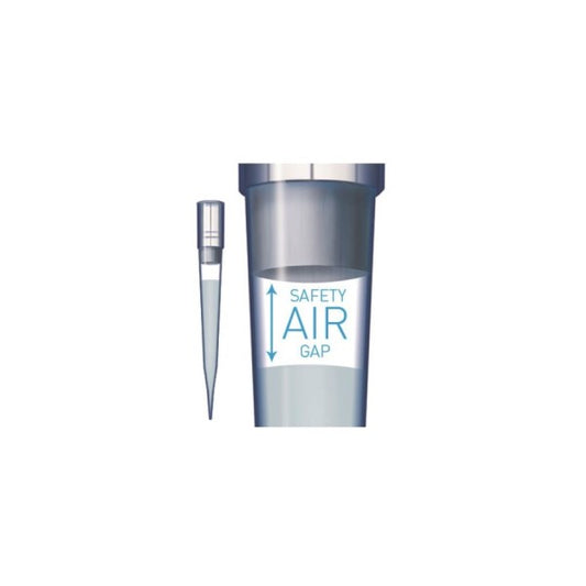 Extended filter tip, 0.5-200 µl, single tray, pre-sterilized
