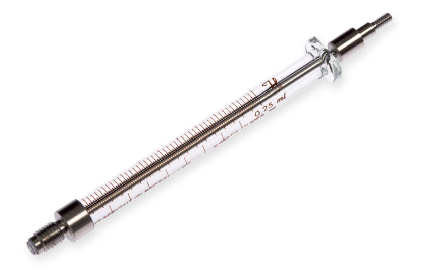 Hamilton 250 µL, Waters WISP Syringe, 1/4-28 Threads